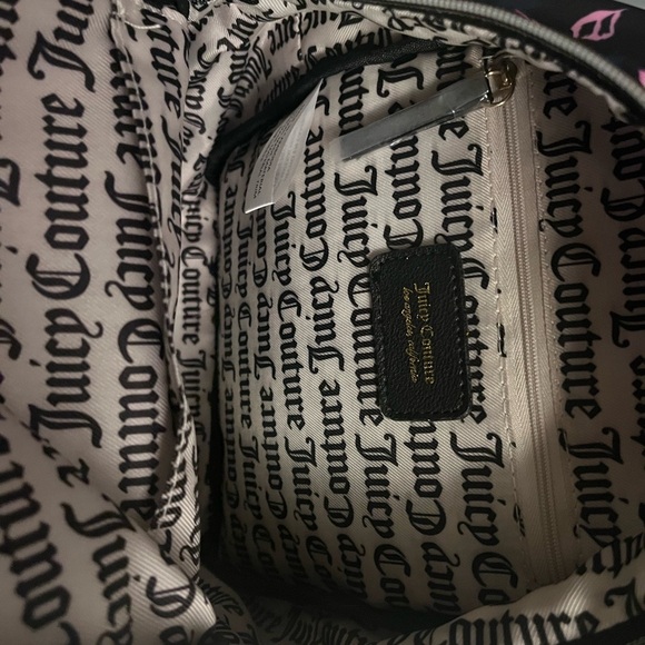 Juicy Couture Pink and Black Floral Backpack NO OFFERS!!! main image 5